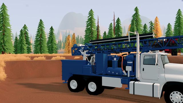 Groundwork Simulator terrain and digging